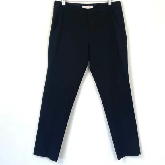 EVERLANE Black mid rise slim Wool skinny career Pants RN# 139393 size 8 - Picture 10 of 10
